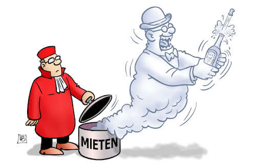 Cartoon: Mietendeckel und BVerfG (medium) by Harm Bengen tagged mieten,mietendeckel,bverfg,bundesverfassungsgericht,geist,sekt,gier,kapitalist,wohnungsnot,geld,harm,bengen,cartoon,karikatur,mieten,mietendeckel,bverfg,bundesverfassungsgericht,geist,sekt,gier,kapitalist,wohnungsnot,geld,harm,bengen,cartoon,karikatur