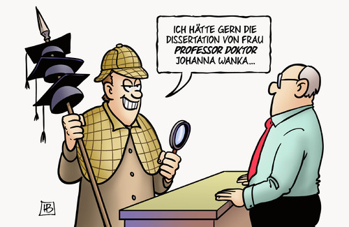 Cartoon: Ministerin Wanka (medium) by Harm Bengen tagged sherlock,holmes,wissenschaftsministerin,ministerin,dissertation,dr,doktor,annette,schavan,bundesministerin,bildung,forschung,plagiat,betrug,abschreiben,universität,düsseldorf,rücktritt,johanna,wanka,harm,bengen,cartoon,karikatur,sherlock,holmes,wissenschaftsministerin,ministerin,dissertation,dr,doktor,annette,schavan,bundesministerin,bildung,forschung,plagiat,betrug,abschreiben,universität,düsseldorf,rücktritt,johanna,wanka,harm,bengen,cartoon,karikatur