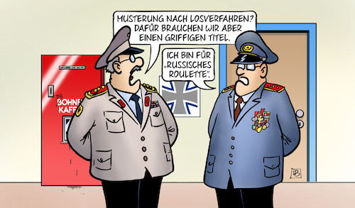 Musterung im Losverfahren Musterung im Losverfahren