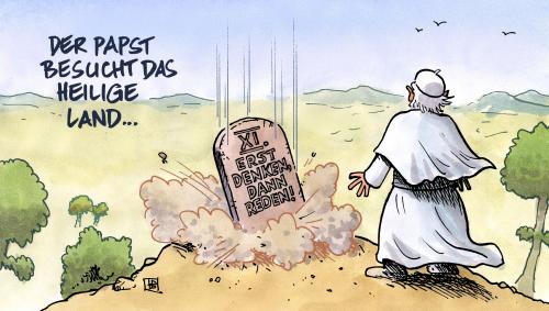 Cartoon: Papst in Israel (medium) by Harm Bengen tagged papst,israel,holocaust,richardson,benedikt,rom,kirche,katholisch,juden,jüdisch,moses,gebote,gott,cartoon,cartoons,papst,israel,holocaust,richardson,benedikt,rom,kirche,katholisch,juden,jüdisch,moses,gebote,gott,regligion,glaube,bibel