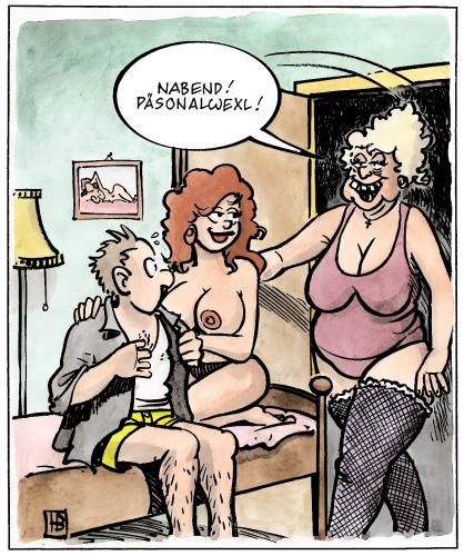 Cartoon: Personalwexl (medium) by Harm Bengen tagged erotik,personalwechsel,,erotik,rente,rentner,senioren,alt,alter,oma,generationen,generation,personalwechsel,omasex,mann,frau,auswechseln,austauschen,abwechseln,ablösen,personal,service,zahnlücke,zähne,gebiss,nackt,unterbrechung,entsetzen,überraschung,generationskonflik,bordell,puff,freudenhaus,hurenhaus,prostitution,prostituierte,hure,nutte,freier,zuhälter,lude,puffmutter,käufliche liebe,rotlichtviertel,rotlichtmillieu,kiez,reeperbahn,herbertstraße,große freiheit,leichte mädchen,entspannung,feierabend,sündige meile,gewerbe,käufliche,liebe,große,freiheit,leichte,mädchen,sündige,meile