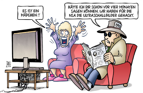 Cartoon: Royal Girl (medium) by Harm Bengen tagged mädchen,bnd,nsa,ultraschallbilder,gehackt,abhören,spitzel,spion,nachrichtendienste,tv,nachrichten,royal,baby,england,uk,harm,bengen,cartoon,karikatur,mädchen,bnd,nsa,ultraschallbilder,gehackt,abhören,spitzel,spion,nachrichtendienste,tv,nachrichten,royal,baby,england,uk,harm,bengen,cartoon,karikatur