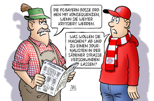 Cartoon: Säbener Strasse (medium) by Harm Bengen tagged fc,bayern,bosse,rummenigge,hoeness,drohen,konsequenzen,kritik,fussball,säbener,strasse,journalisten,tod,tot,istanbul,konsulat,botschaft,türkei,saudi,arabien,khashoggi,mord,harm,bengen,cartoon,karikatur,fc,bayern,bosse,rummenigge,hoeness,drohen,konsequenzen,kritik,fussball,säbener,strasse,journalisten,tod,tot,istanbul,konsulat,botschaft,türkei,saudi,arabien,khashoggi,mord,harm,bengen,cartoon,karikatur