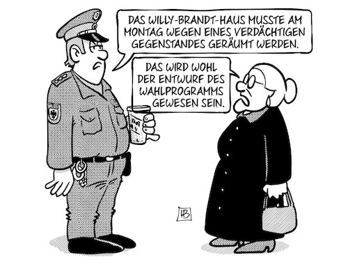 SPD-Zentrale geräumt SPD-Zentrale geräumt