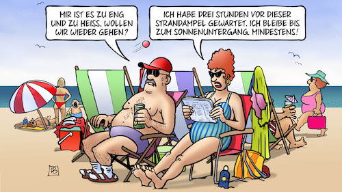 Cartoon: Strandampel (medium) by Harm Bengen tagged strandampel,eng,heiss,sonnenuntergang,corona,abstandsregelung,urlaub,strand,liegestuhl,harm,bengen,cartoon,karikatur,strandampel,eng,heiss,sonnenuntergang,corona,abstandsregelung,urlaub,strand,liegestuhl,harm,bengen,cartoon,karikatur