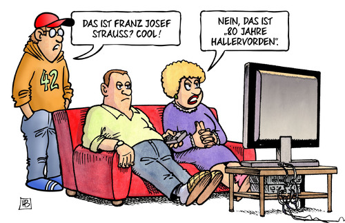 Cartoon: Strauss und Hallervorden (medium) by Harm Bengen tagged franz,josef,cool,80,hallervorden,100,jahre,strauss,feierlichkeiten,tv,harm,bengen,cartoon,karikatur,franz,josef,cool,80,hallervorden,100,jahre,strauss,feierlichkeiten,tv,harm,bengen,cartoon,karikatur