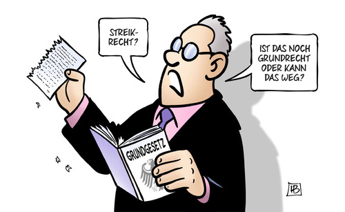 Cartoon: Streikrecht (medium) by Harm Bengen tagged mitgliedermehrheit,tarifvertrag,zwerggewerkschaft,gewerkschaft,mitglieder,tarifeinheitsgesetz,streikrecht,grundrecht,grundgesetz,gewerkschaften,streiken,streik,arbeitskampf,tarifauseinandersetzung,tarifkampf,harm,bengen,cartoon,karikatur,mitgliedermehrheit,tarifvertrag,zwerggewerkschaft,gewerkschaft,mitglieder,tarifeinheitsgesetz,streikrecht,grundrecht,grundgesetz,gewerkschaften,streiken,streik,arbeitskampf,tarifauseinandersetzung,tarifkampf,harm,bengen,cartoon,karikatur