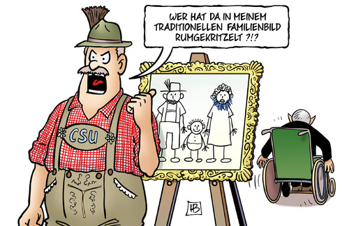 Cartoon: Traditionelles Familienbild (medium) by Harm Bengen tagged traditionelles,familienbild,csu,schaeuble,bild,familie,ehe,schwulenehe,homoehe,steuerliche,gleichstellung,ehegattensplitting,familiensplitting,harm,bengen,cartoon,karikatur,traditionelles,familienbild,csu,schaeuble,bild,familie,ehe,schwulenehe,homoehe,steuerliche,gleichstellung,ehegattensplitting,familiensplitting,harm,bengen,cartoon,karikatur