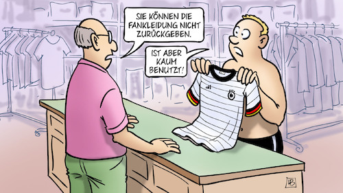 Trikot-Rückgabe