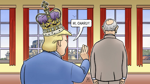 Trump bei King Charles Trump bei King Charles