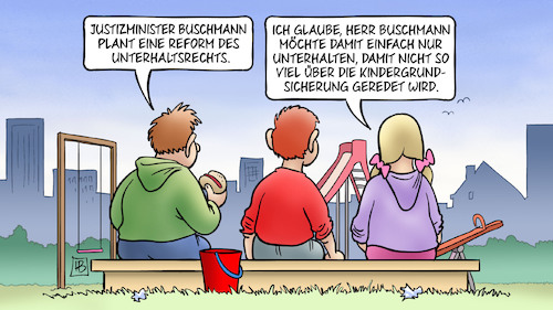 Cartoon: Unterhaltsrecht (medium) by Harm Bengen tagged justizminister,buschmann,fdp,reform,unterhaltsrecht,unterhalten,kindergrundsicherung,sandkasten,harm,bengen,cartoon,karikatur,justizminister,buschmann,fdp,reform,unterhaltsrecht,unterhalten,kindergrundsicherung,sandkasten,harm,bengen,cartoon,karikatur