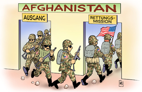 Cartoon: USA und Afghanistan (medium) by Harm Bengen tagged rettungsmission,usa,afghanistan,soldaten,abzug,taliban,harm,bengen,cartoon,karikatur,rettungsmission,usa,afghanistan,soldaten,abzug,taliban,harm,bengen,cartoon,karikatur