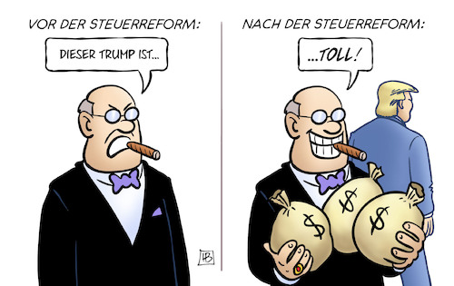 Vor und nach der Steuerreform