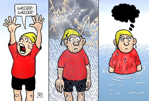 Cartoon: Wasserwunsch (medium) by Harm Bengen tagged wasser,wasserwunsch,regen,unwetter,gewitter,unzufriedenheit,wut,harm,bengen,cartoon,karikatur,wasser,wasserwunsch,regen,unwetter,gewitter,unzufriedenheit,wut,harm,bengen,cartoon,karikatur