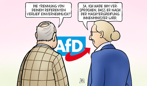 Cartoon: Weidels Trennung (medium) by Harm Bengen tagged weidel,trennung,referenten,gauland,afd,machtergreifung,innenminister,nazis,konferenz,potsdam,harm,bengen,cartoon,karikatur,weidel,trennung,referenten,gauland,afd,machtergreifung,innenminister,nazis,konferenz,potsdam,harm,bengen,cartoon,karikatur