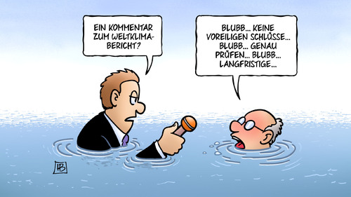 Cartoon: Weltklimabericht (medium) by Harm Bengen tagged kommentar,weltklimabericht,weltklimarats,erderwärmung,yokohama,klima,klimawandel,ipcc,meeresspiegel,polkappen,gletscher,co2,harm,bengen,cartoon,karikatur,kommentar,weltklimabericht,weltklimarats,erderwärmung,yokohama,klima,klimawandel,ipcc,meeresspiegel,polkappen,gletscher,co2,harm,bengen,cartoon,karikatur