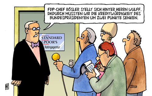 Cartoon: Wulff-Bonität (medium) by Harm Bengen tagged wulff,kredit,haus,landtag,bundespräsident,rösler,ratingagentur,standard,poors,kreditwürdigkeit,bonität,fdp,wulff,kredit,haus,landtag,bundespräsident,rösler,ratingagentur,standard,kreditwürdigkeit,bonität