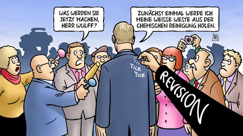 Cartoon: Wulff-Freispruch Version 2 (medium) by Harm Bengen tagged wulff,weisse,weste,chemischen,reinigung,flecken,bundespraesident,gericht,prozess,urteil,freispruch,revision,korruption,bestechung,reporter,interview,harm,bengen,cartoon,karikatur,wulff,weisse,weste,chemischen,reinigung,flecken,bundespraesident,gericht,prozess,urteil,freispruch,revision,korruption,bestechung,reporter,interview,harm,bengen,cartoon,karikatur