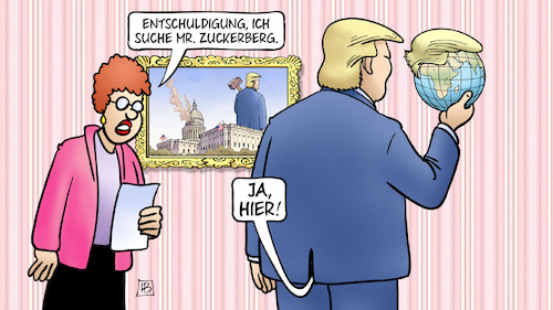 Zuckerberg und Trump