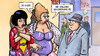 Cartoon: 80 mit Vollverschleierung (small) by Harm Bengen tagged 50,euro,vollverschleierung,80,islam,kleidung,burka,verbot,prostitution,prostituierte,freier,geld,harm,bengen,cartoon,karikatur