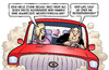 Cartoon: Aggressive Grundstimmung (small) by Harm Bengen tagged studie,unfallforscher,autofahrer,fahren,kfz,aggressive,grundstimmung,beifahrerinnen,harm,bengen,cartoon,karikatur