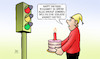 Cartoon: Ampel-Geburtstag (small) by Harm Bengen tagged happy,birthday,ampel,geburtstag,schwere,kindheit,torte,michel,harm,bengen,cartoon,karikatur