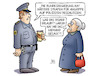 Cartoon: Angriffe auf Polizisten (small) by Harm Bengen tagged angriffe,polizisten,einsatzkräfte,bundesregierung,härtere,strafen,susemil,polizei,harm,bengen,cartoon,karikatur