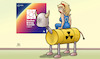 Cartoon: Atomkraft-Gipfel (small) by Harm Bengen tagged atomkraft,kernkraft,gipfel,europa,stier,atommüll,müll,harm,bengen,cartoon,karikatur