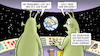 Cartoon: Auf Pump (small) by Harm Bengen tagged erdüberlastungstag,umwelt,ressourcen,menschheit,pump,erde,planet,erholen,aliens,harm,bengen,cartoon,karikatur