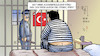 Cartoon: Ausnahmezustand aufgehoben (small) by Harm Bengen tagged ausnahmezustand,aufgehoben,türkei,gefängnis,knast,harm,bengen,cartoon,karikatur