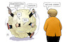 Cartoon: Beherbergungsstreit (small) by Harm Bengen tagged beherbergungsverbot,streit,schlägerei,bundesländer,corona,abstand,merkel,harm,bengen,cartoon,karikatur
