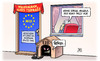 Cartoon: Besuch bei Juncker (small) by Harm Bengen tagged besuch,alexis,tsipras,juncker,ezb,merkel,griechenland,eu,grosskonzerne,hintereingang,angela,merkle,hund,telefon,harm,bengen,cartoon,karikatur