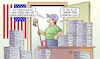 Cartoon: Biden-Büros (small) by Harm Bengen tagged putzfrau,aufräumen,büro,geheimdokumente,usa,biden,präsident,vizepräsident,trump,vergesslichkeit,harm,bengen,cartoon,karikatur