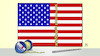 Cartoon: Biden und US-Spaltung (small) by Harm Bengen tagged nähgarn,nadel,fahne,flagge,biden,usa,wahlen,elections,democrats,demokraten,parteitag,convention,harm,bengen,cartoon,karikatur