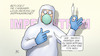 Cartoon: Cannabis und Impfen (small) by Harm Bengen tagged impfen,impfzentrum,impfung,corona,tüte,joint,cannabis,legalisierung,impfkampagne,harm,bengen,cartoon,karikatur