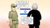 Cartoon: Chan-Junis-Angriff (small) by Harm Bengen tagged bibi,netanjahu,israel,gaza,krieg,chan,junis,militärchef,hamas,angriff,massaker,zivilisten,tote,zynisch,rücksichtslos,kriegsverbrechen,harm,bengen,cartoon,karikatur