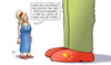 Cartoon: China-Sanktionen (small) by Harm Bengen tagged kontensperrung,parteimitglieder,eu,europa,china,riese,zwerg,sanktionen,uiguren,menschenrechte,harm,bengen,cartoon,karikatur