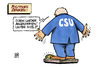 Cartoon: CSU-Gewichtsabnahme (small) by Harm Bengen tagged csu gewichtsabnahme gewicht waage positv denken verlust wähler wahl umfrage sympathie dobrindt seehofer regierung sog abwärtstrend