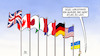 Cartoon: G7 plus Selenskyj (small) by Harm Bengen tagged wolodymyr,selenskyj,g7,italien,fahnen,flaggen,ukraine,krieg,hilfe,harm,bengen,cartoon,karikatur