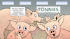Cartoon: Gabriel und Tönnies (small) by Harm Bengen tagged sigmar,gabriel,tönnies,schweinestall,lobbyismus,corona,landwirtschaft,tierhaltung,schlachtbetrieb,harm,bengen,cartoon,karikatur