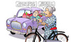 Cartoon: Gründonnerstag (small) by Harm Bengen tagged fahrrad,karwoche,ostern,auto,kfz,car,woche,gründonnerstag,susemil,harm,bengen,cartoon,karikatur