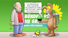 Cartoon: Grüne Eier (small) by Harm Bengen tagged grüne,eier,schwarze,cdu,baden,württemberg,koalition,kretschmann,ostern,osterhase,harm,bengen,cartoon,karikatur