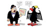 Cartoon: Investitionsbooster (small) by Harm Bengen tagged investitionsbooster,steuerentlastungen,abschreibungsmöglichkeiten,aua,boosten,bilanz,wirtschaft,kapitalist,unternehmer,adler,bundesadler,harm,bengen,cartoon,karikatur