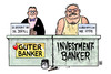 Cartoon: Investmentbanker (small) by Harm Bengen tagged investmentbanker,investment,banker,bank,krise,geld,spekulation,kredit,jekyll,hyde