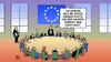 Cartoon: Juncker-Platte (small) by Harm Bengen tagged juncker,platte,kellner,ober,essen,eu,europa,cameron,gb,currywurst,harm,bengen,cartoon,karikatur