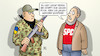Cartoon: Kampf gegen Schröder (small) by Harm Bengen tagged schröder,gazprom,soldat,spd,russland,ukraine,krieg,einmarsch,angriff,harm,bengen,cartoon,karikatur
