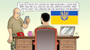 Cartoon: Kling-Beil und Mütze-nich (small) by Harm Bengen tagged spd,kiew,klingbeil,waffen,mützenich,kleidung,besuch,selenskyj,krieg,ukraine,russland,harm,bengen,cartoon,karikatur