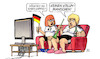Cartoon: Kolumbien (small) by Harm Bengen tagged kolumbien,deutschland,fussball,frauen,wm,australien,niederlage,kaffee,tv,fans,harm,bengen,cartoon,karikatur