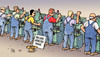 Cartoon: Leiharbeit (small) by Harm Bengen tagged leiharbeiter,zeitarbeiter,lohn,entlohnung,bezahlung,harm,bengen,cartoon,karikatur