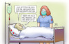Cartoon: Maskenpflicht-Diskussion (small) by Harm Bengen tagged maskenpflicht,diskussion,abschaffung,kankenhaus,krankenschwester,patient,sterben,corona,harm,bengen,cartoon,karikatur
